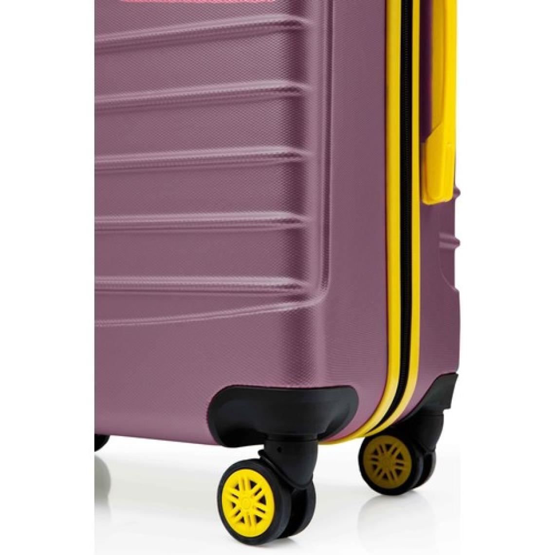 Orta Boy Valiz 4x2 Teker Rose 1168