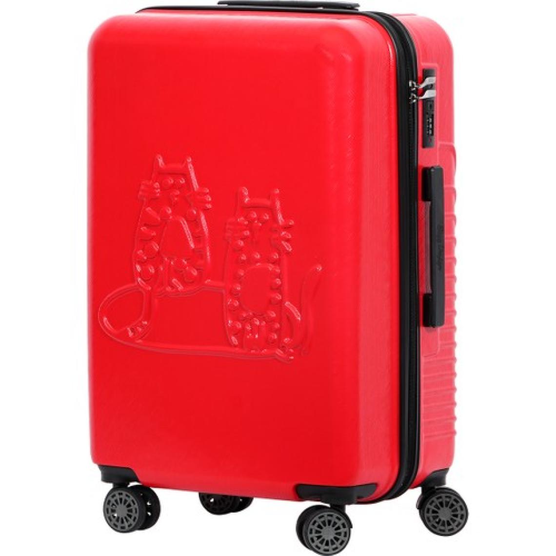 Biggdesign Cats Kırmızı Küçük Boy 20" Valiz