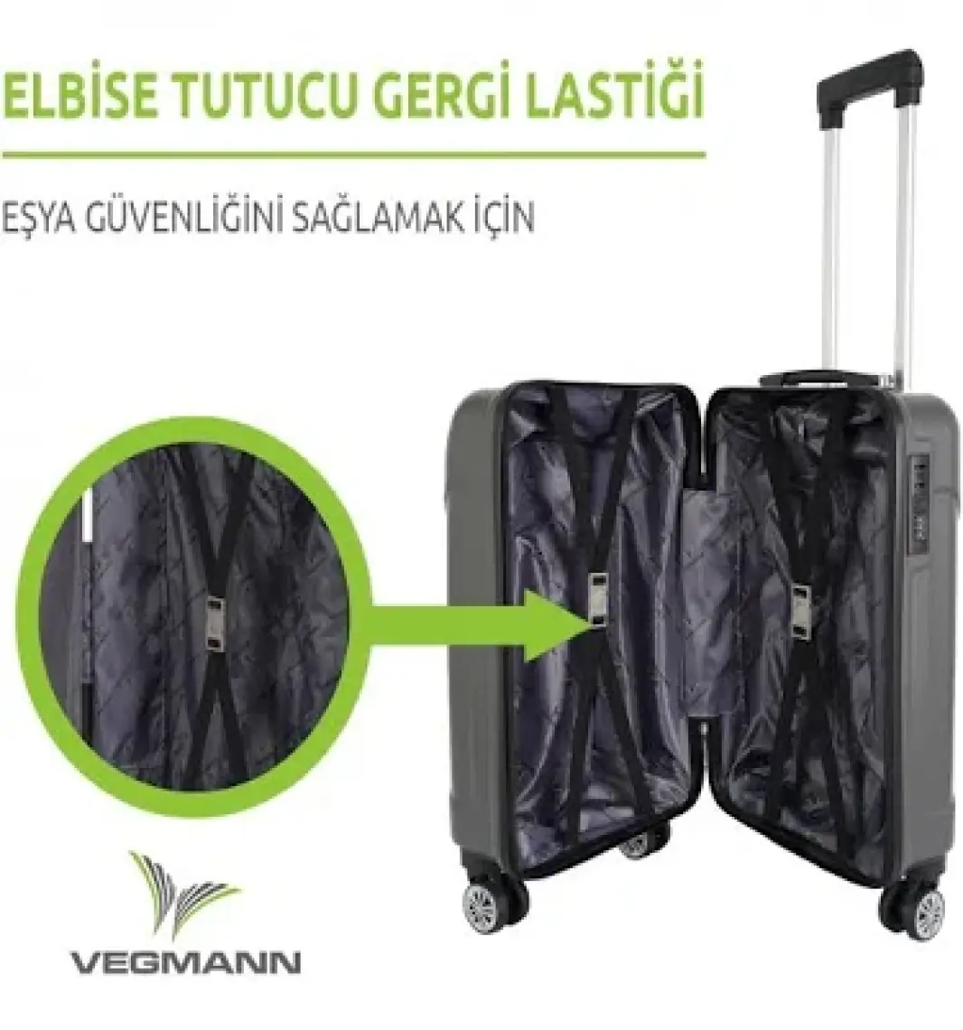 Vegmann Vela Antrasit Kabin Boy Valiz