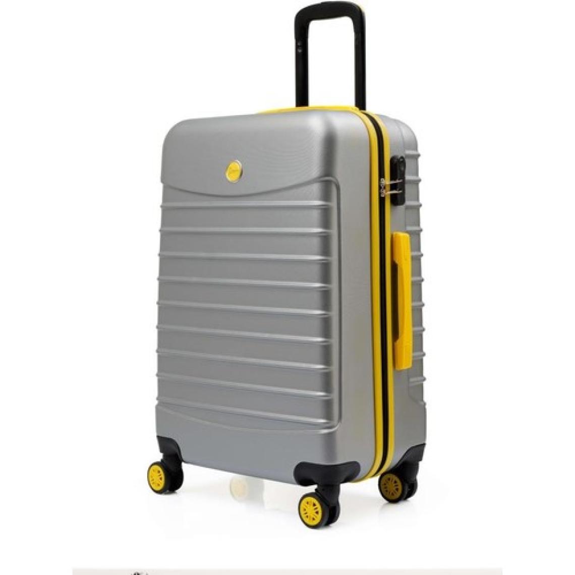 Orta Boy Valiz 4x2 Teker Gri 1168