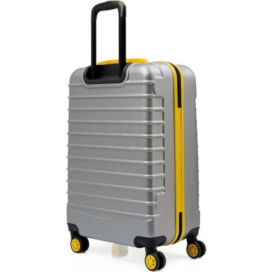 Orta Boy Valiz 4x2 Teker Gri 1168