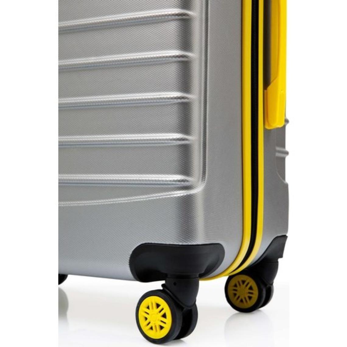 Orta Boy Valiz 4x2 Teker Gri 1168