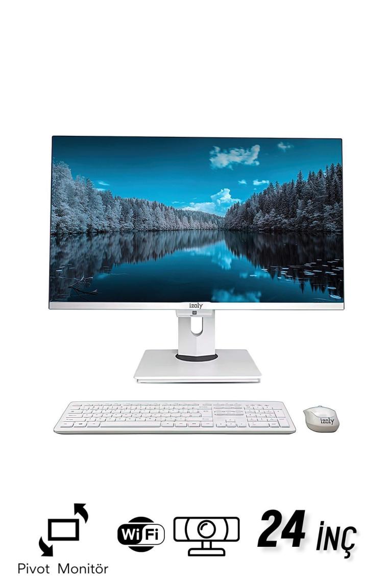 İzoly P505 İ5-10400 16GB 512GB 24" Fhd Webcam Pivot All In One Bilgisayar