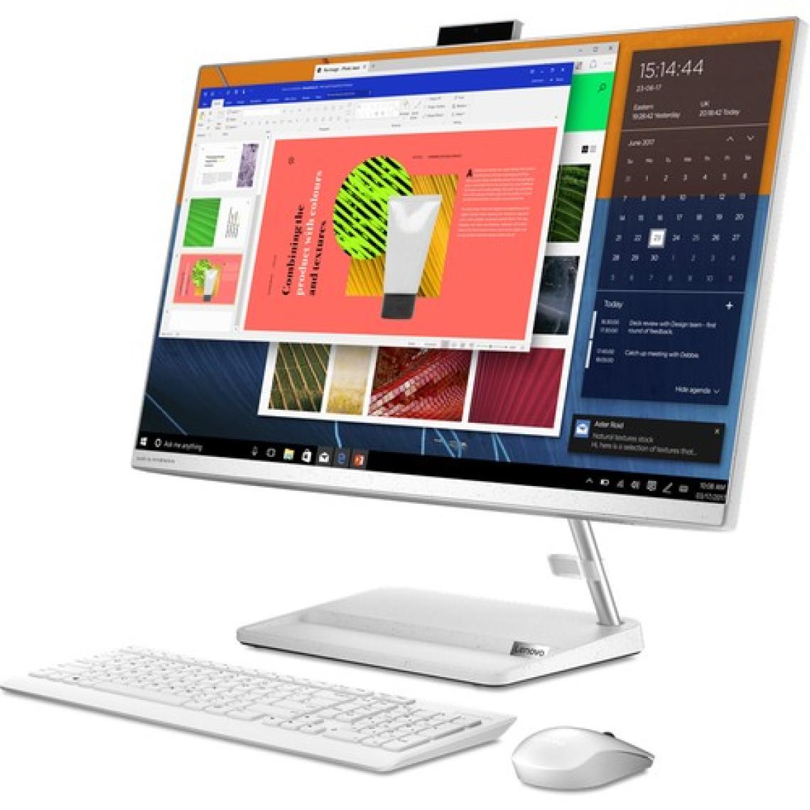 Lenovo Ideacentre Aıo 3 27IAP7 Intel Core I5-12450H 16GB 1tb SSD Intel UHD Graphics Freedos 27 IPS Fhd F0GJ011WTR Kablosuz Klavye+Mouse Beyaz All In One Bilgisayar
