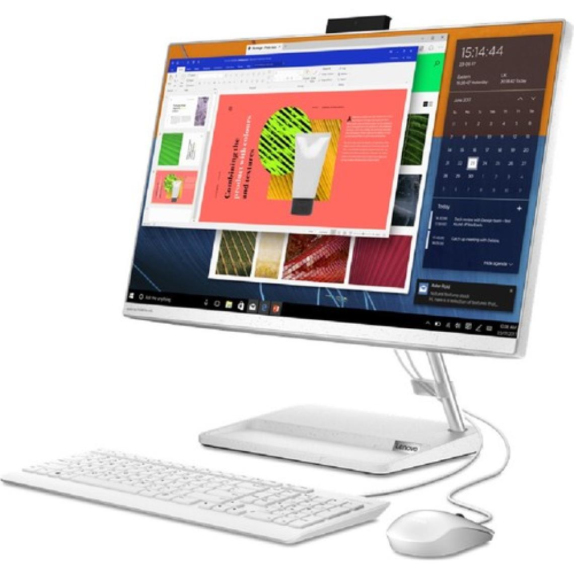 Lenovo Ideacentre Aıo 3 24IAP7 Intel Core I5-12450H 32GB 1tb SSD Intel UHD Graphics 23.8 Fhd IPS Freedos F0GH01GDTR-321 Klavye+Mouse Beyaz All In One Bilgisayar