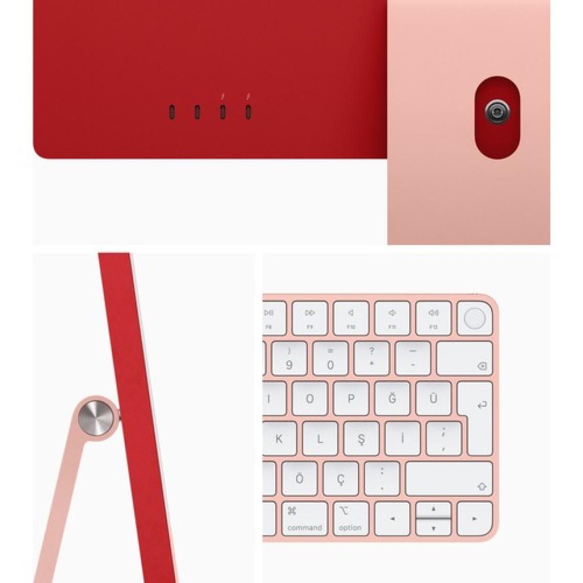 Apple iMac M1 Çip 8C GPU 8GB 512GB SSD macOS 24" 4.5K Retina All In One Bilgisayar MGPN3TU/A Pembe