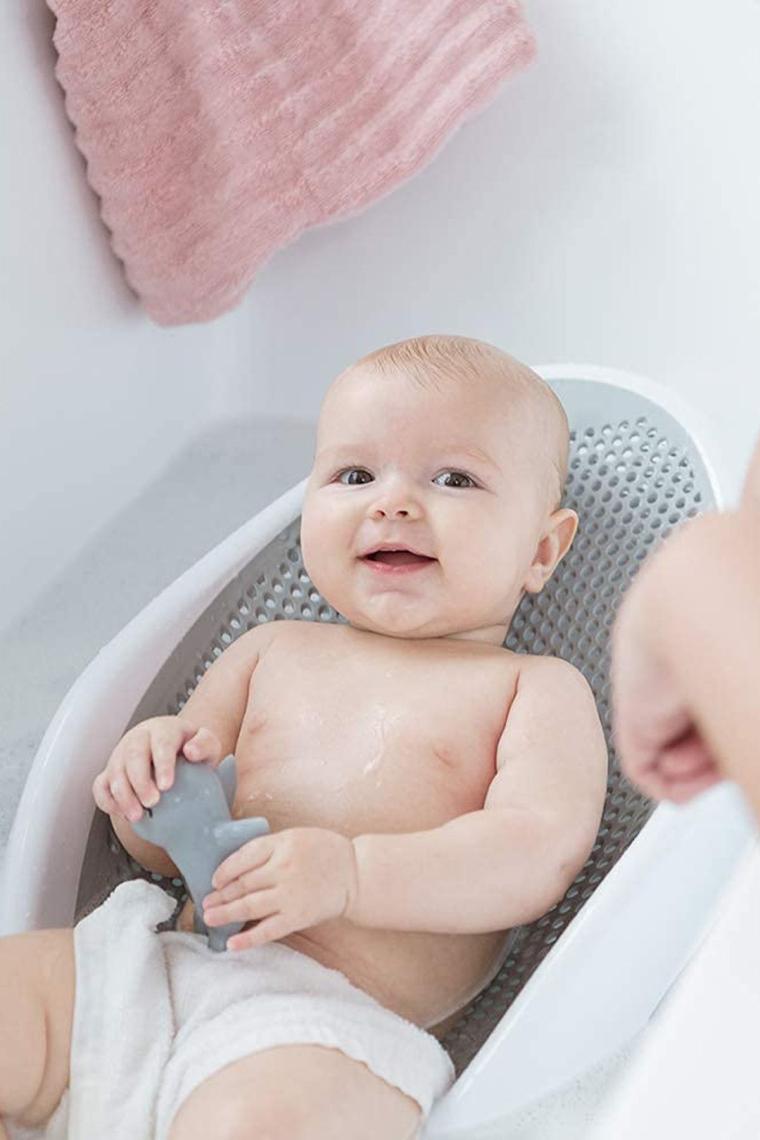 Soft Bebek Küveti – Silikon Fileli Bebek Besleme Yıkama Banyo Küveti Bebek Banyo Oturağı