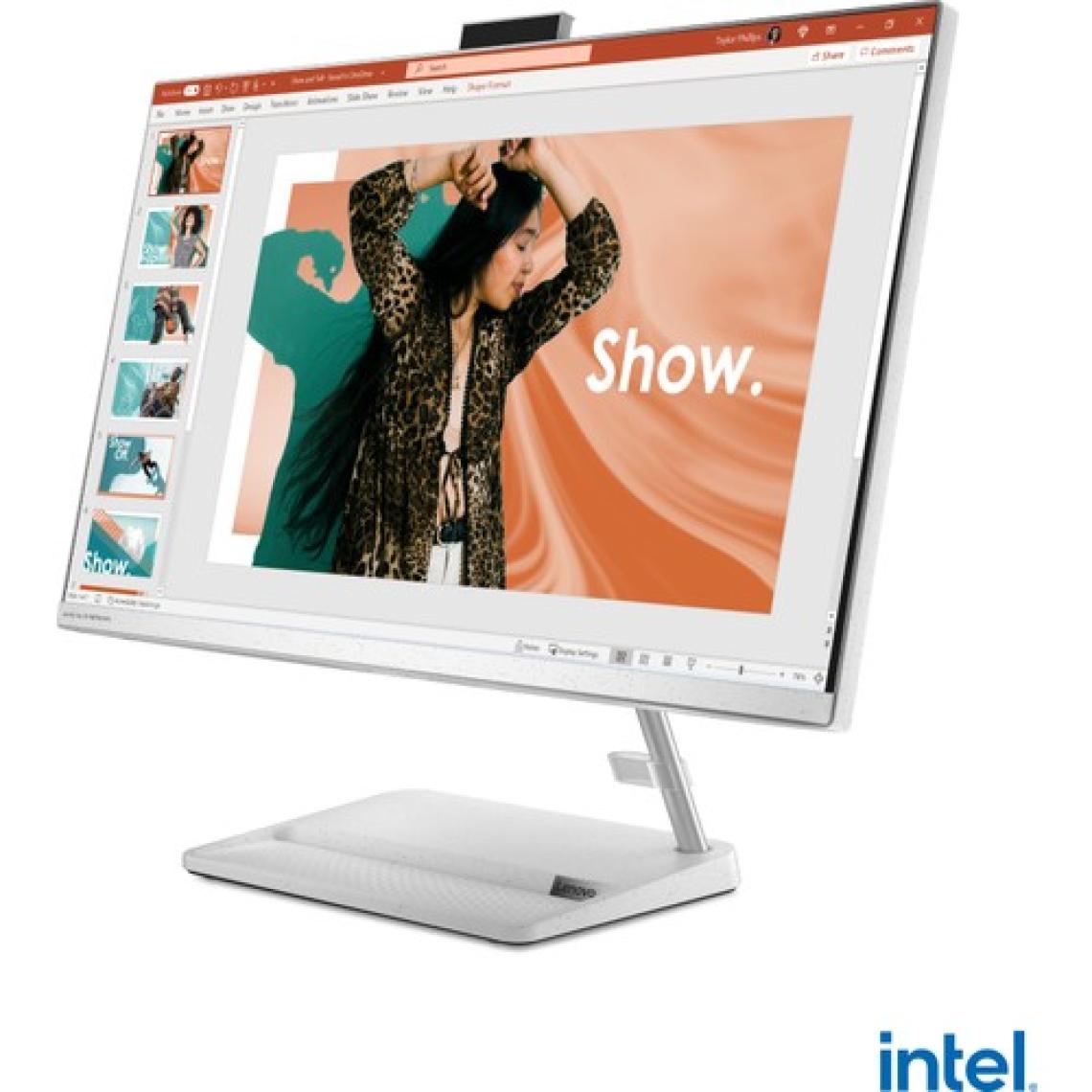 Lenovo Ideacentre 3 Intel Core i5 12450H 8GB 512GB SSD Freedos 27" FHD All In One Bilgisayar F0GJ00P7TR