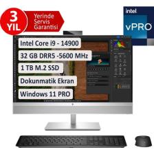 Hp 5V8B2ES, Eliteone 870 G9, İ9-14900, 27" Dokunmatik Ekran, 32GB Ddr5 Ram, 1tb Ssd, Paylaşımlı Ekran Kartı, Windows 11 Pro, All In One Pc, Gri (3 Yıl Yerinde Servis)