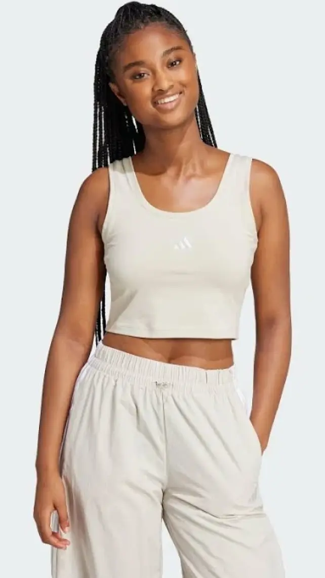 Adidas Sportswear JD0545 Essentials Small Logo Cotton Lifestyle Tank Top