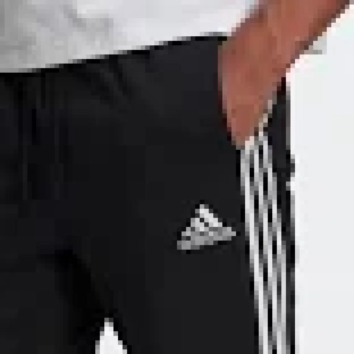 Adidas Sportswear GK8995 Essentials Single Jersey Tapered Open Hem 3-Stripes Pants