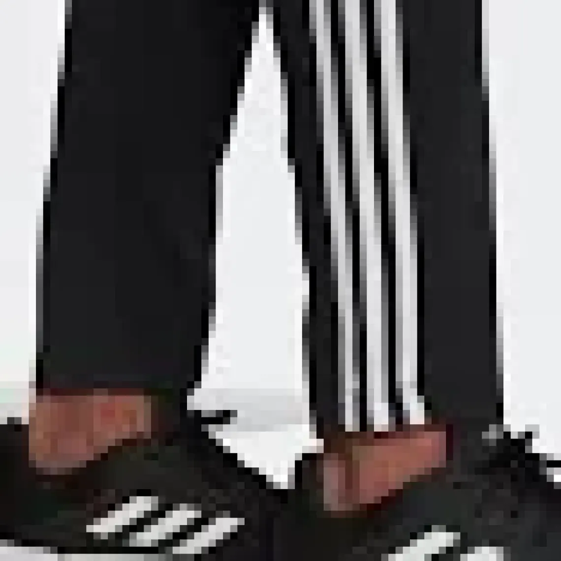 Adidas Sportswear GK8995 Essentials Single Jersey Tapered Open Hem 3-Stripes Pants