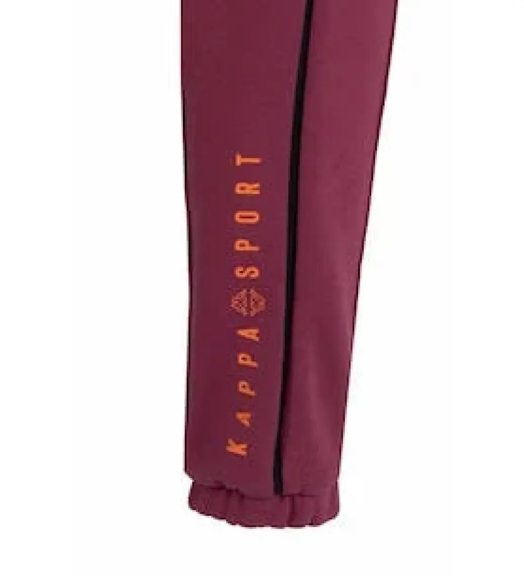 Logo Defi Kadın Bordo Regular Fit Eşofman Altı