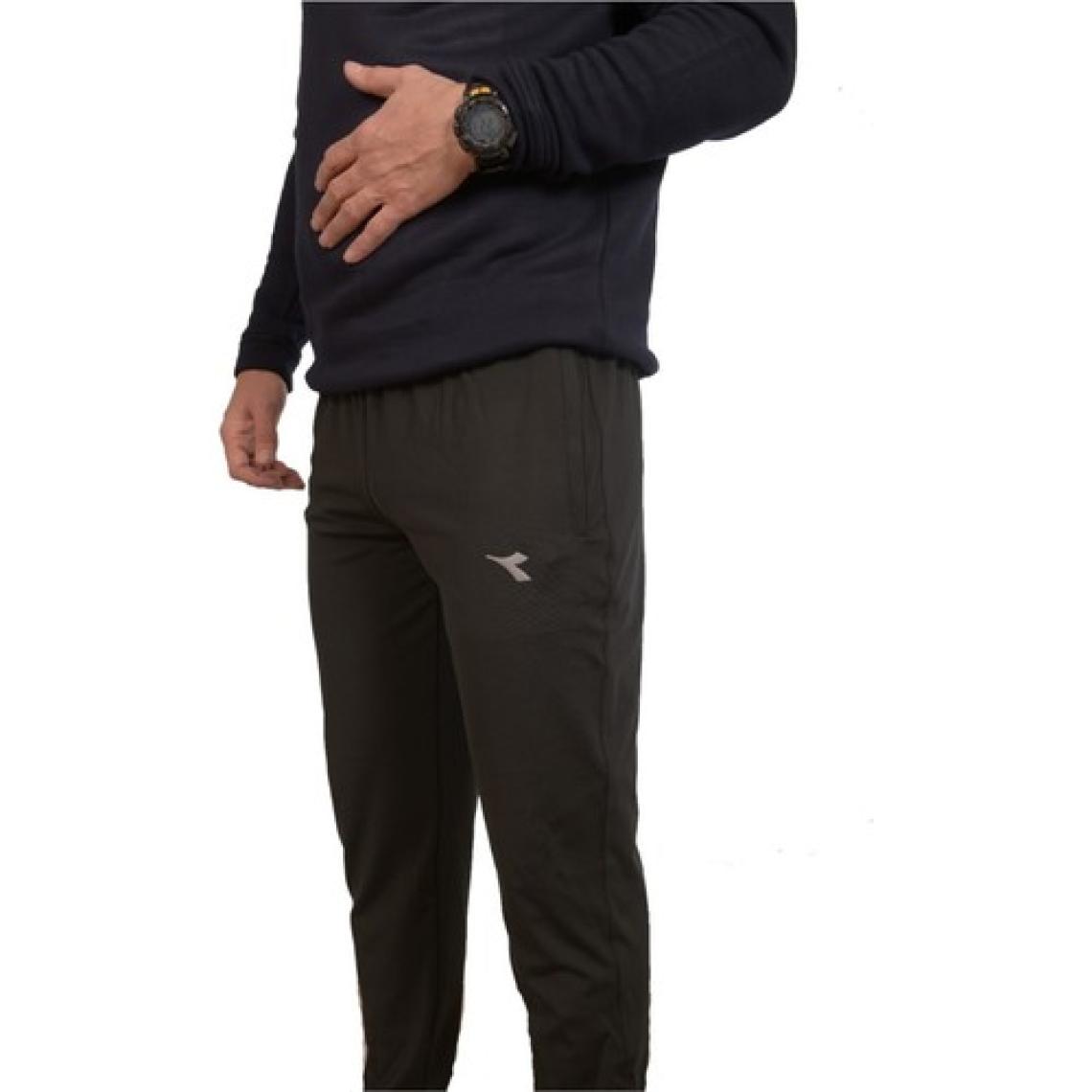 Diadora Mundial 21 Erkek Likralı Siyah Eşofman Altı