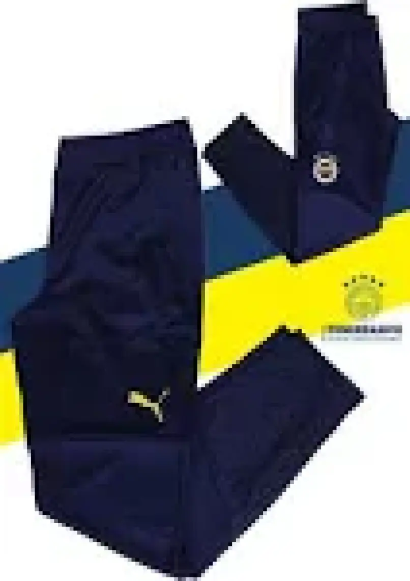 Fenerbahçe  Fenerbahçe Orijinal Rashel Kumaş A Takım Eşofman Altı Lacivert Tek Alt