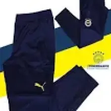 Fenerbahçe  Fenerbahçe Orijinal Rashel Kumaş A Takım Eşofman Altı Lacivert Tek Alt