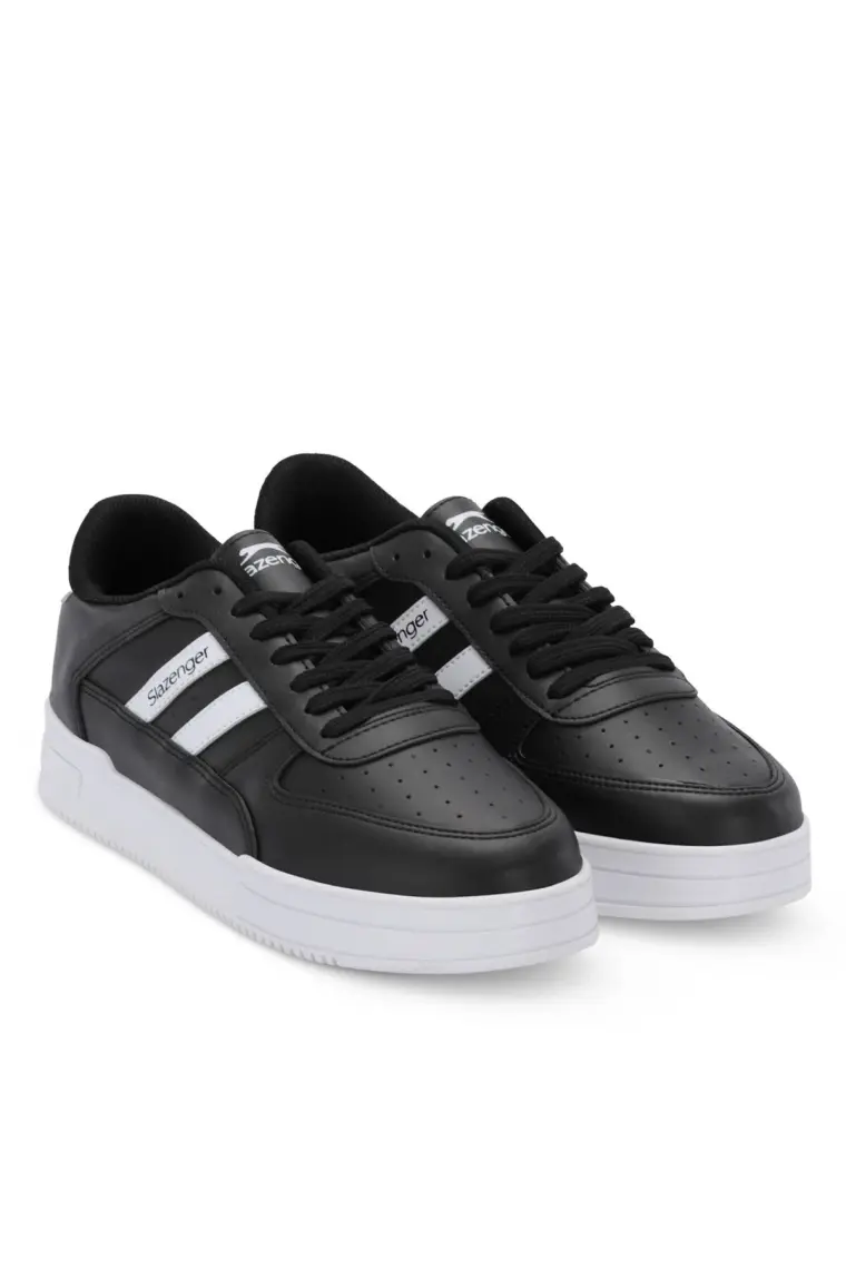 Slazenger CAMP IN Erkek Sneaker Koşu & Yürüyüş Ayakkabısı Siyah / Beyaz