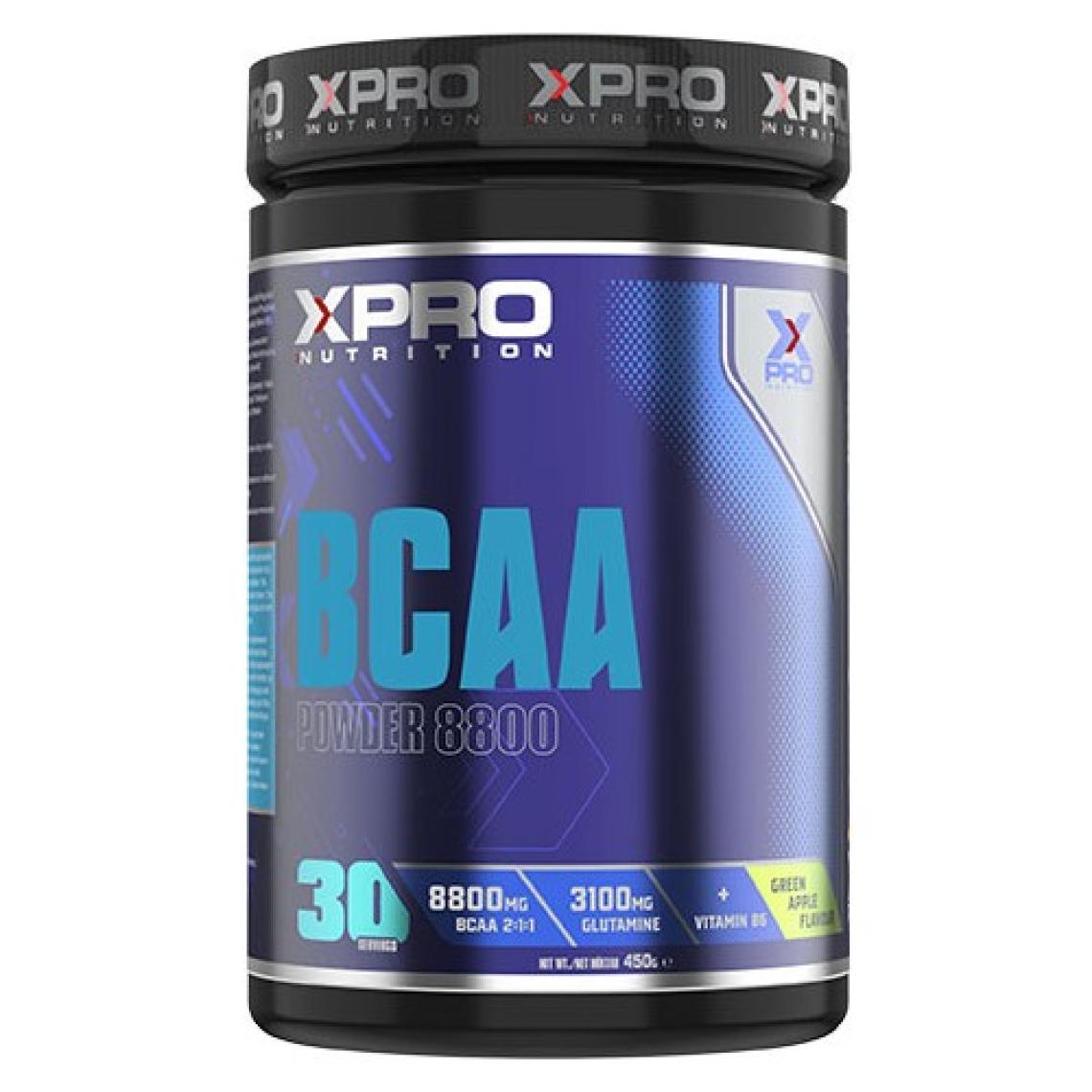 Xpro Nutrition Xpro Bcaa 8800 Powder 450 gr - Yeşil Elma Aromalı