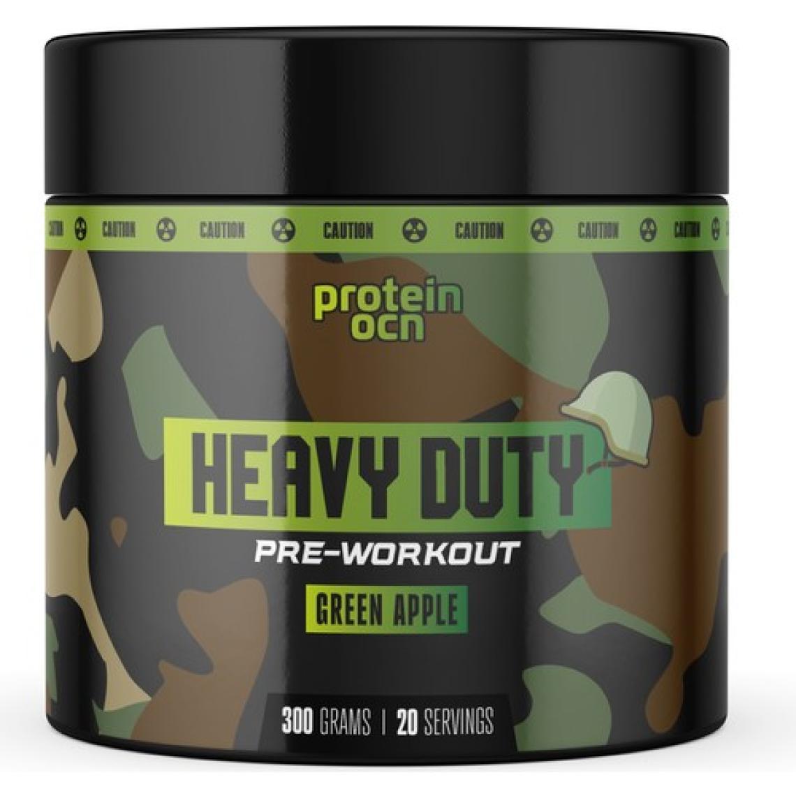 Proteinocean Heavy Duty Pre-Workout Yeşil Elma - 280 gr - 20 Servis