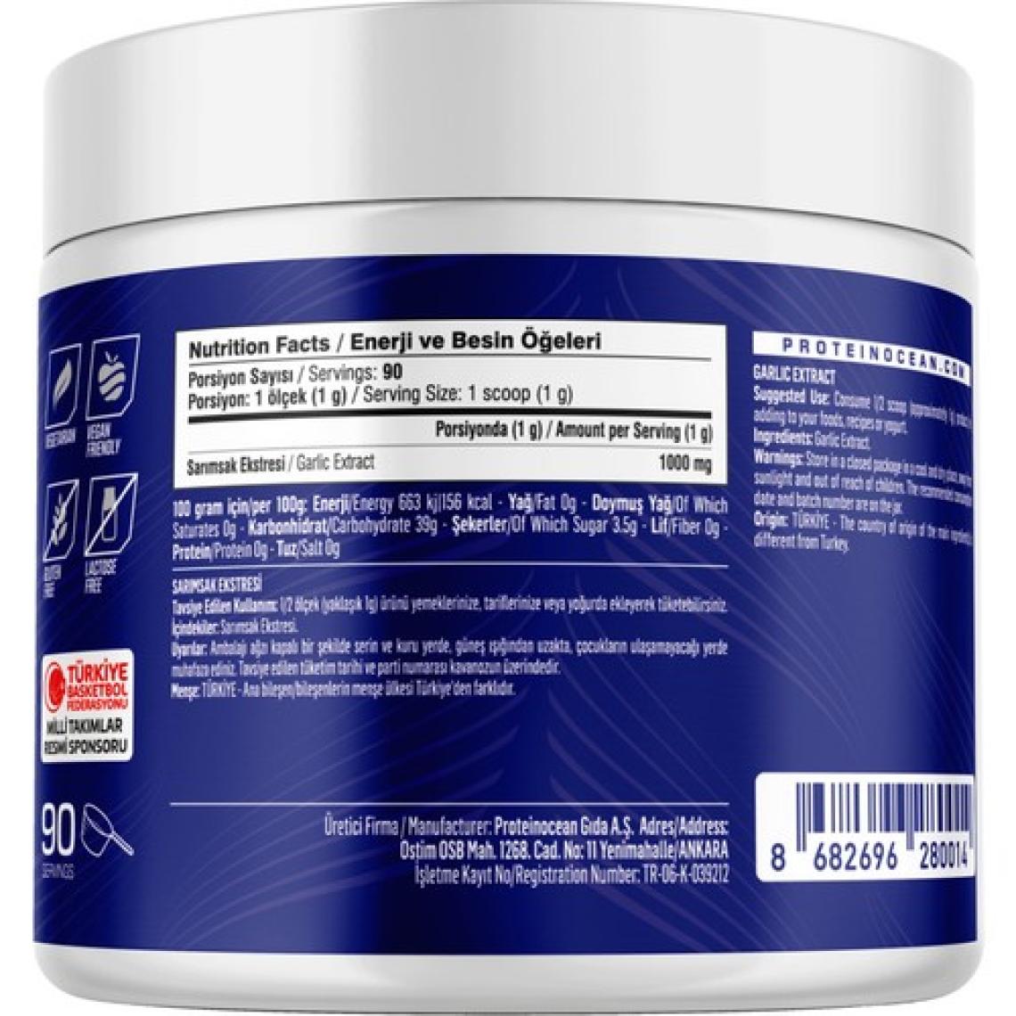 Proteinocean GLUTAMİNE - 120g - 24 servis