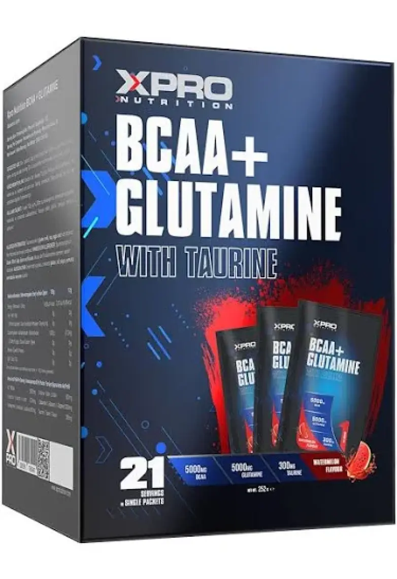Xpro Nutrition Bcaa+Glutamine 12gr 21 Saşe - Karpuz Aromalı