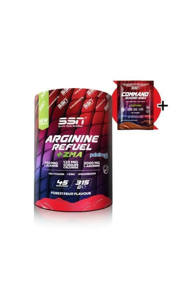 SSN Sports Style Nutrition Ssn Arginine Refuel + Pump + Zma 315 G Orman Meyveli