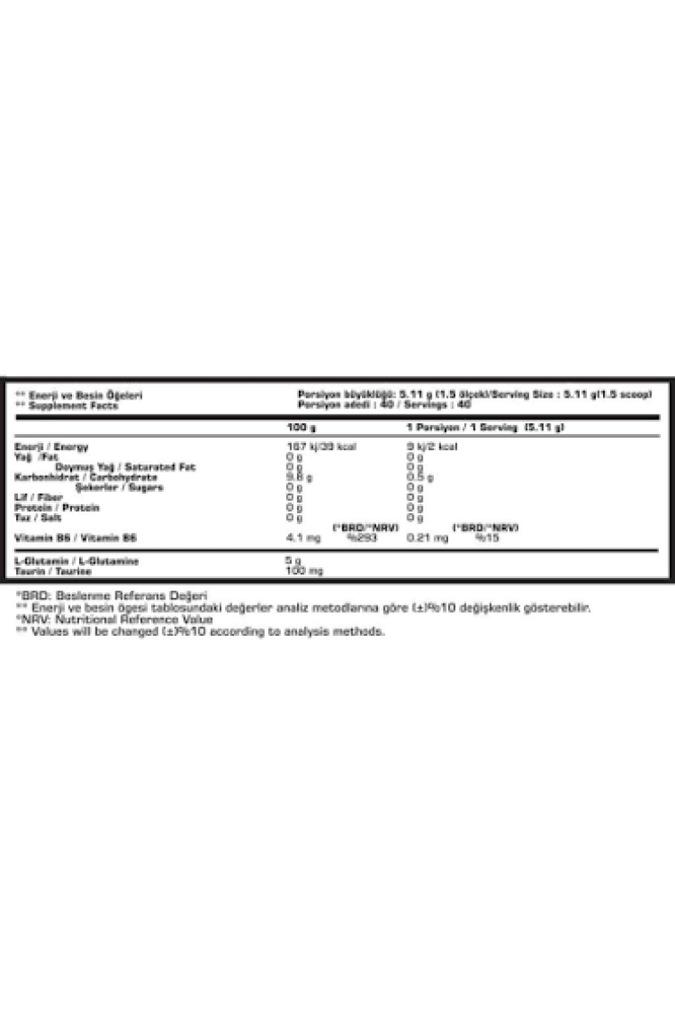 BPN Best Plus Nutrition Eco Beta L- Glutamine 204.4 gr
