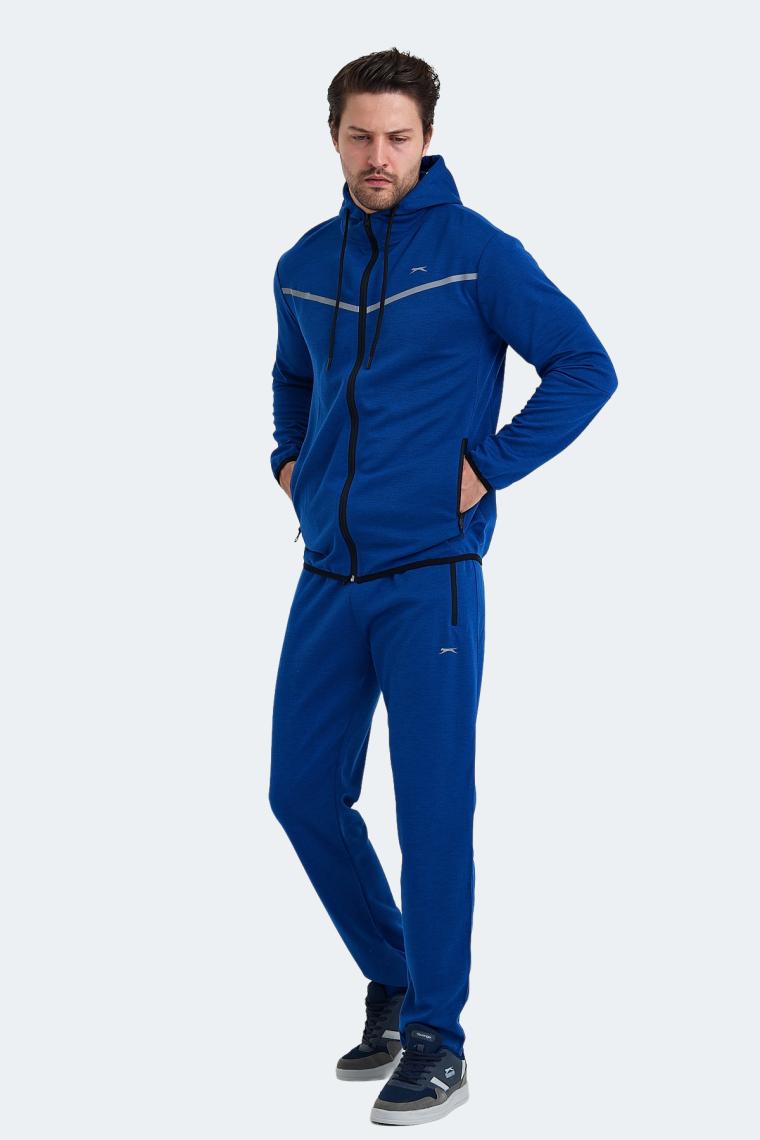 Slazenger ORKA IN Erkek Slim Fit Eşofman Takımı Saks Mavi