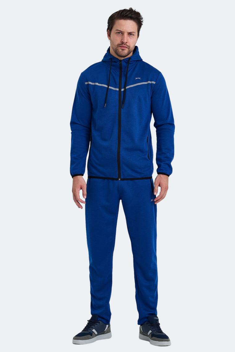 Slazenger ORKA IN Erkek Slim Fit Eşofman Takımı Saks Mavi