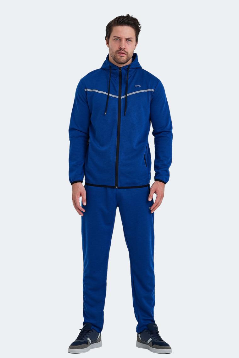 Slazenger ORKA IN Erkek Slim Fit Eşofman Takımı Saks Mavi