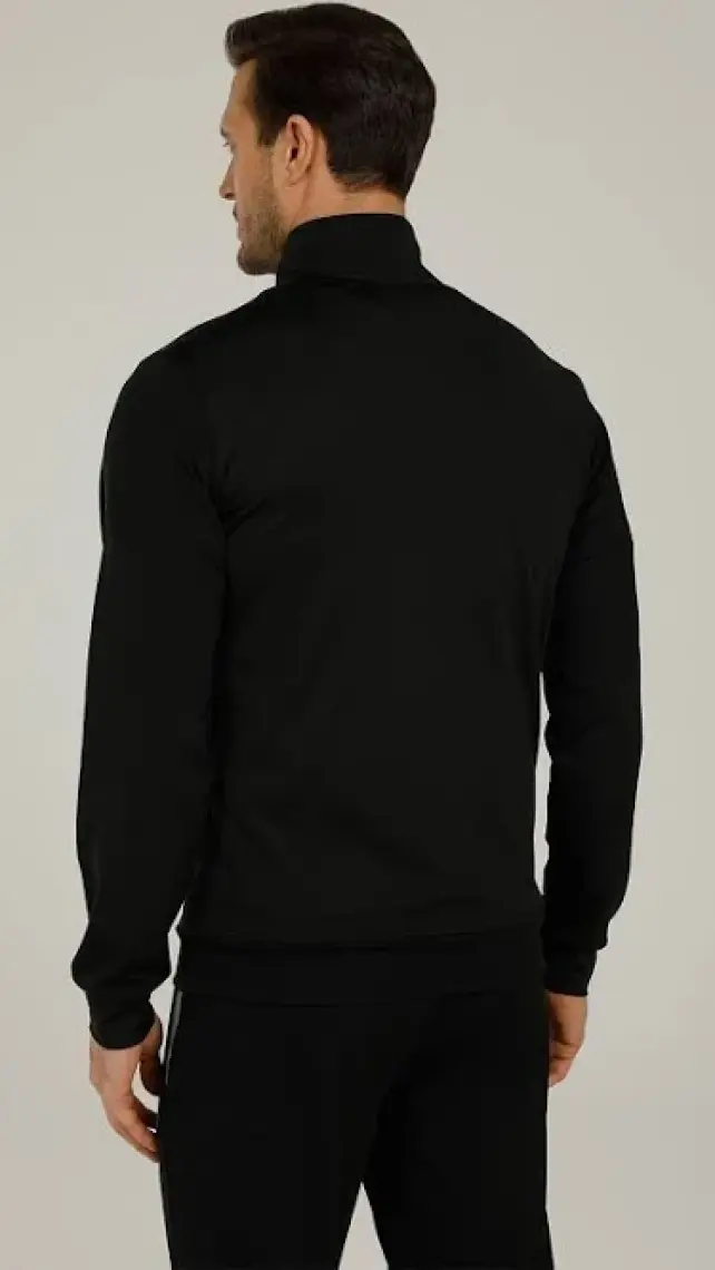 100933257 Alex Track Suit Erkek Siyah Spor Alt-üst Eşofman Takımı