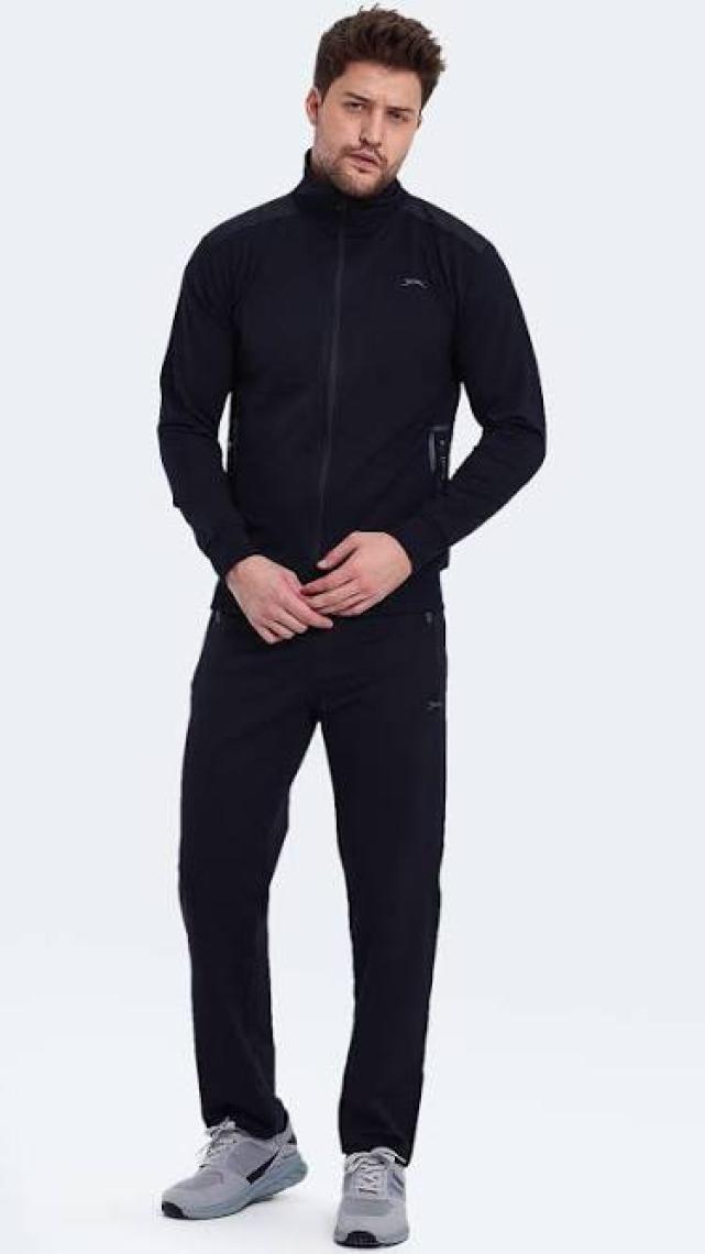 Slazenger OKRAN IN Erkek Slim Fit Eşofman Altı Lacivert