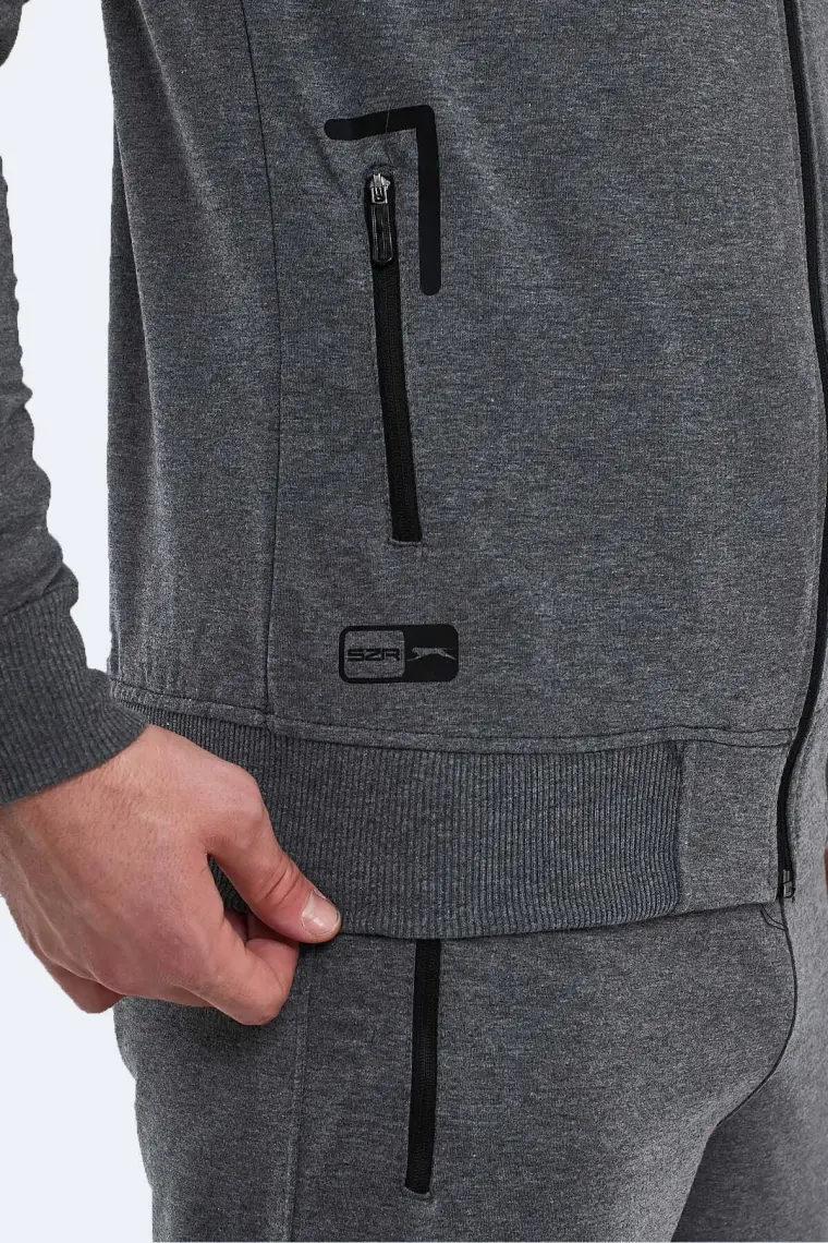 Slazenger OKRAN IN Erkek Slim Fit Eşofman Altı Antrasit