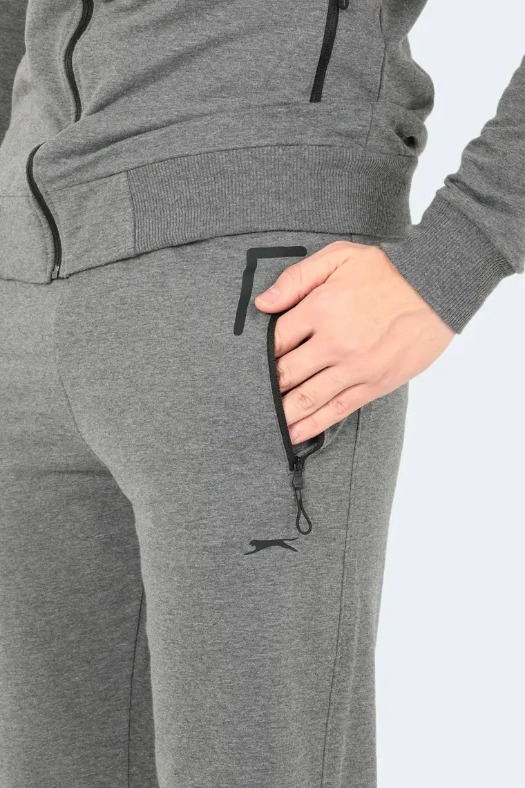 Slazenger OKRAN IN Erkek Slim Fit Eşofman Altı Antrasit