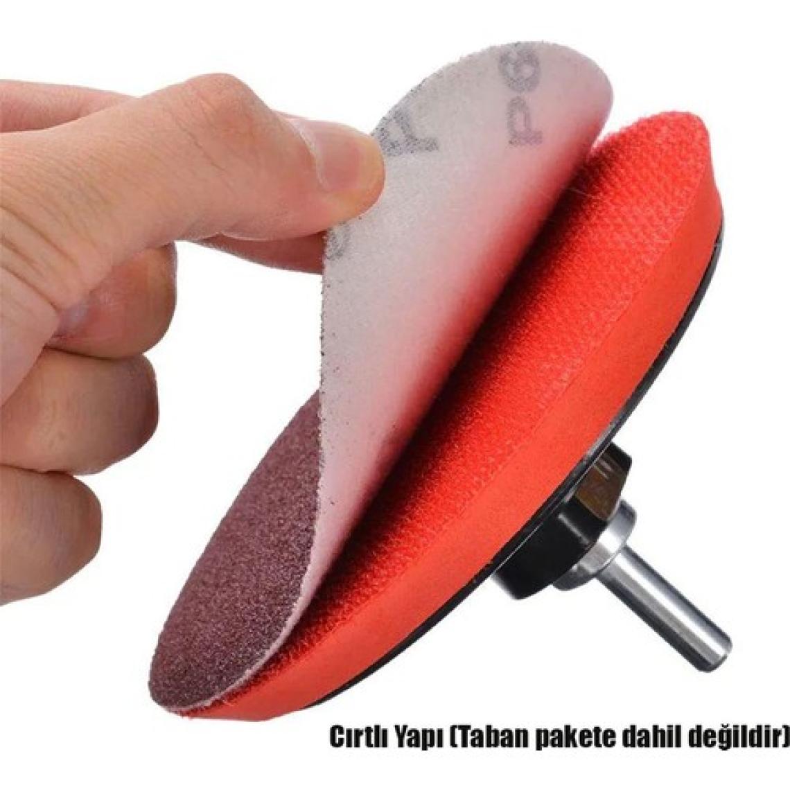 Badem10 Cırt Zımpara Spiral Avuç Taşlama 115 mm (100 Adet )
