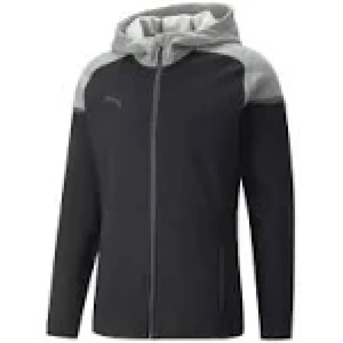 Puma Teamcup Casuals Hooded Jkt Erkek Futbol Ceketi 65798703 Siyah