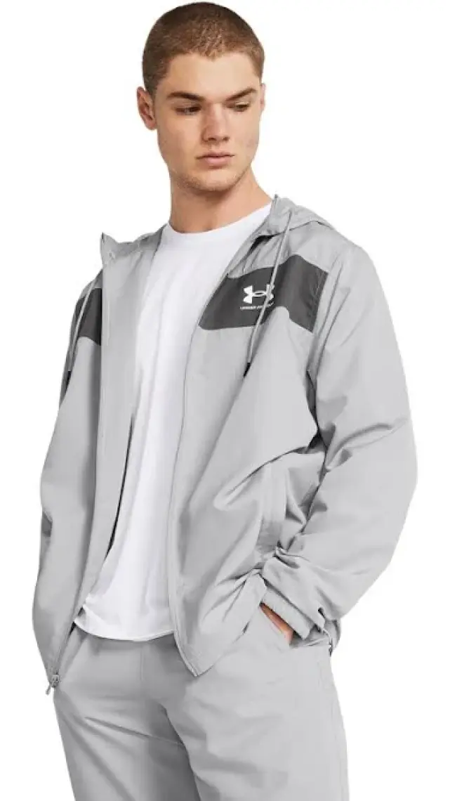 UNDER ARMOUR UA Sportstyle Windbreaker 1361621-012 Erkek Gri  Mont&Ceket