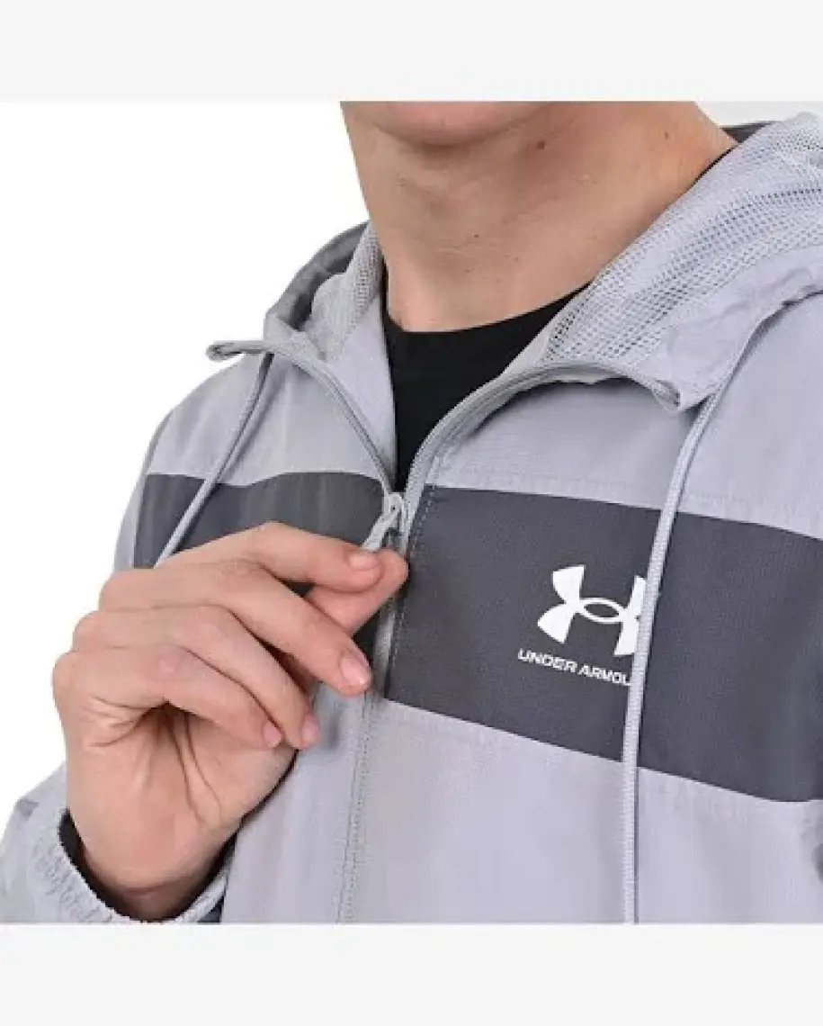 UNDER ARMOUR UA Sportstyle Windbreaker 1361621-012 Erkek Gri  Mont&Ceket