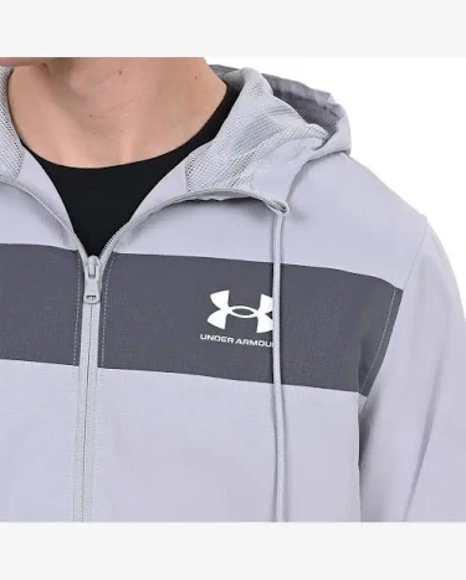 UNDER ARMOUR UA Sportstyle Windbreaker 1361621-012 Erkek Gri  Mont&Ceket