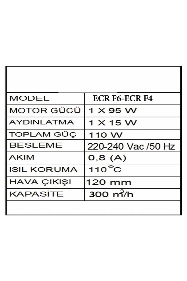 F5 Ecr Siyah Sürgülü Aspiratör