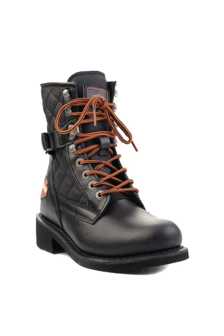 Harley Davidson New Worker Siyah Kadın Deri Bot