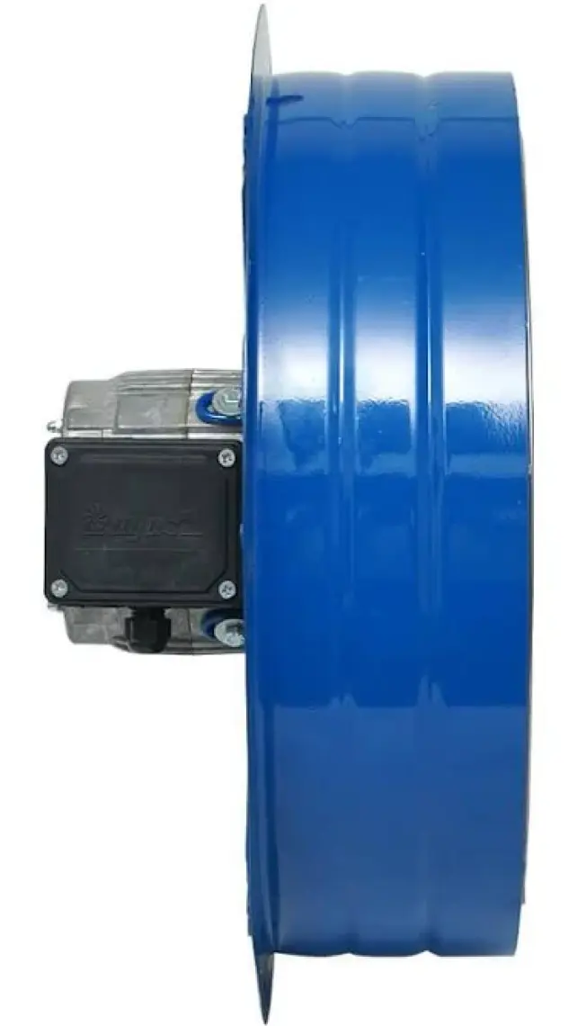 Ayas 40 cm çap YSA-400-4K-M 1400 D/D 220/230 volt Monofaze Yuvarlak Kasalı Sanayi Tipi Aspiratör