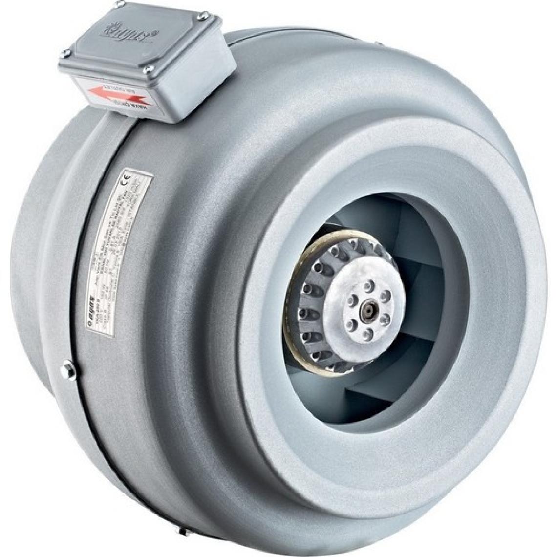 Ayas 15 cm çap YKA-150B-2K-M 2500 D/D 220/230 volt Monofaze Yuvarlak Kanal Tipi Radyal Fan