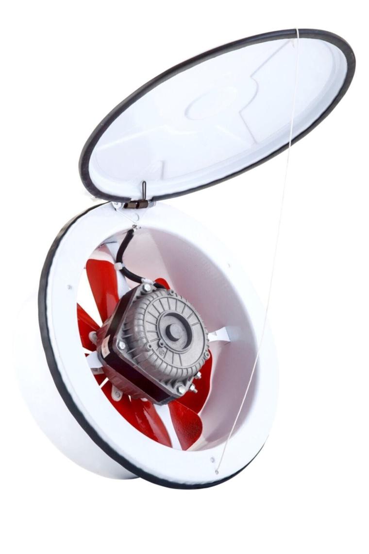 Fansan Tka 250 Kapaklı Baca, Duvar Aksiyel Aspiratör