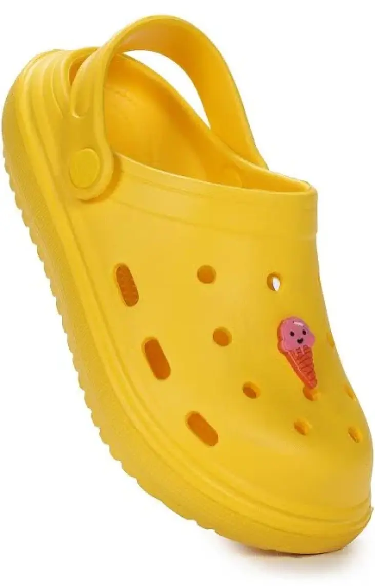 Kiko Kids Eva Plaj Havuz Okul Kreş Kız Çocuk Terlik Twg 755 Sarı