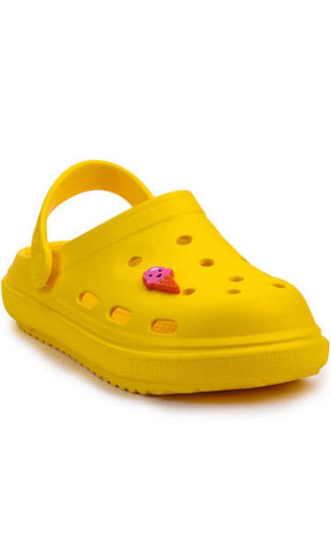Kiko Kids Eva Plaj Havuz Okul Kreş Kız Çocuk Terlik Twg 755 Sarı