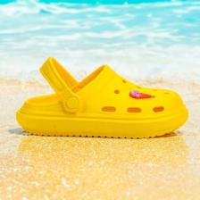 Kiko Kids Eva Plaj Havuz Okul Kreş Kız Çocuk Terlik Twg 755 Sarı