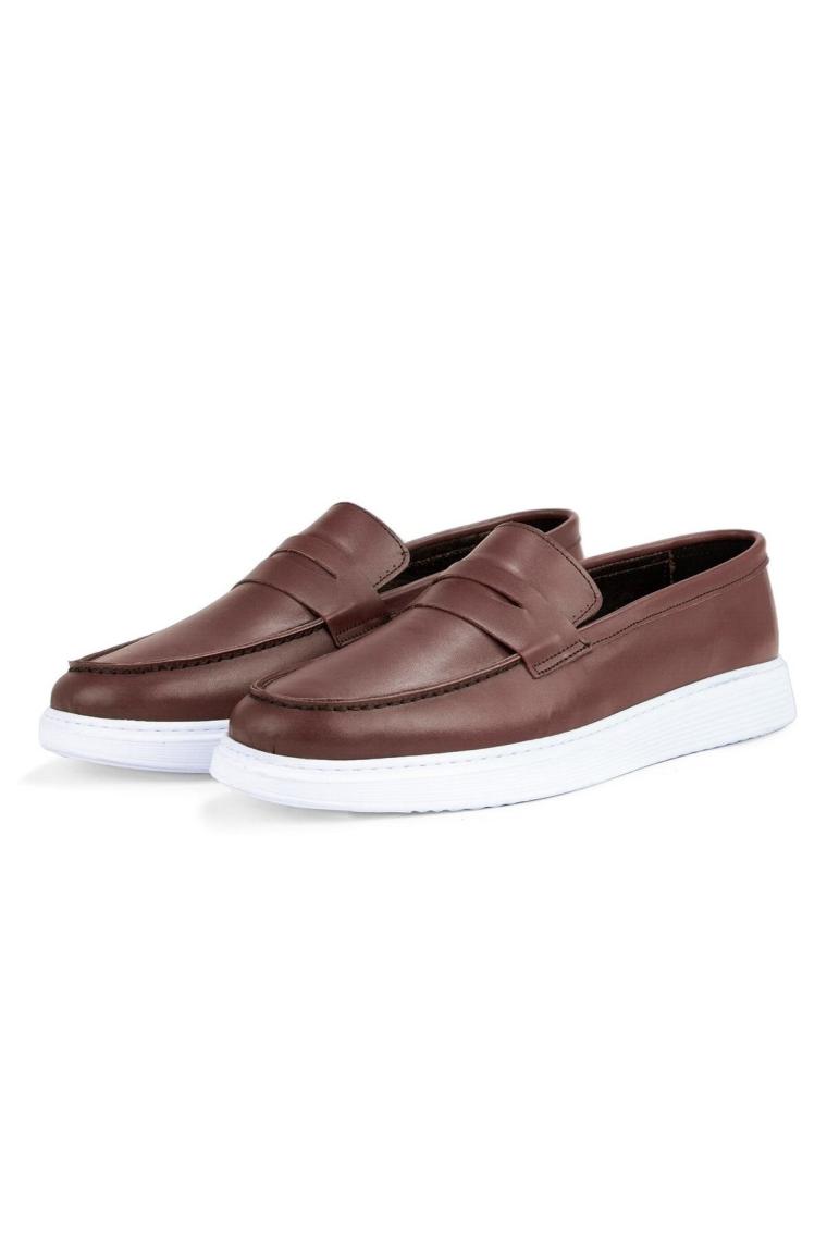 Ducavelli Trim  Deri Erkek Günlük Ayakkabı Loafer Ayakkabı