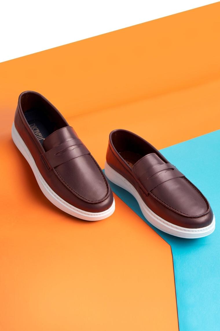 Ducavelli Trim  Deri Erkek Günlük Ayakkabı Loafer Ayakkabı