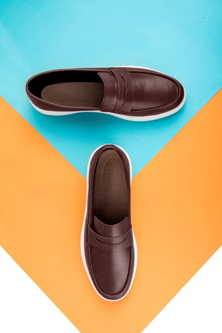 Ducavelli Trim  Deri Erkek Günlük Ayakkabı Loafer Ayakkabı